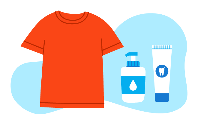 Clothing and hygiene kit